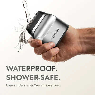 Waterproof: rinse it under the tap or take it in the shower