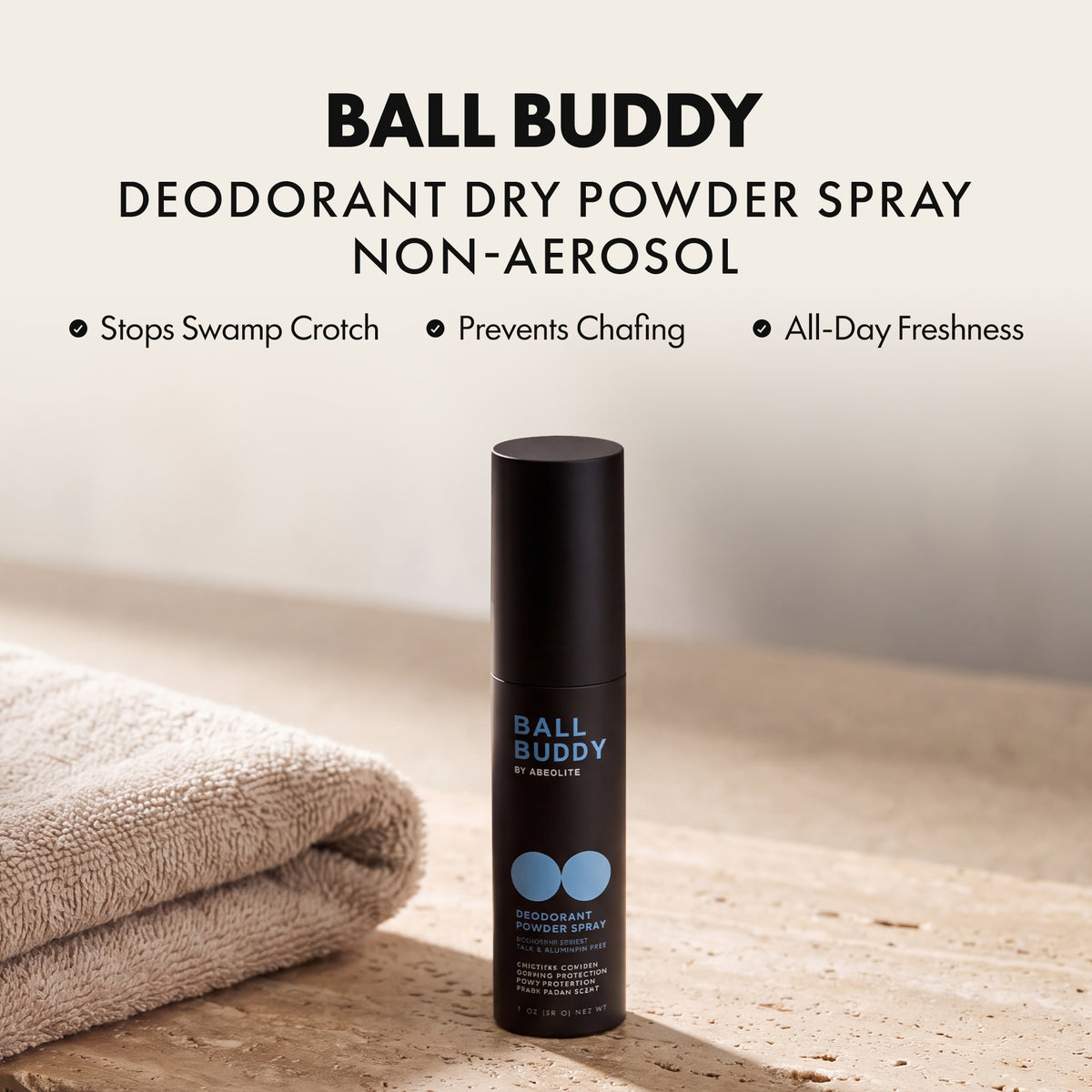 Ball Buddy Deodorant Dry Powder Spray (Small)