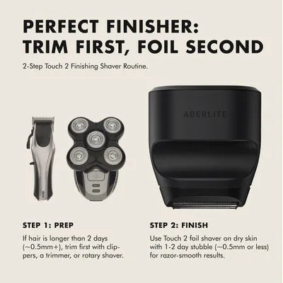 Perfect finisher: trim first, foil second