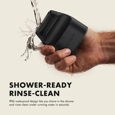 Shower-ready, rinse clean
