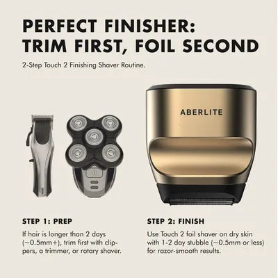 Perfect finisher: trim first, foil second