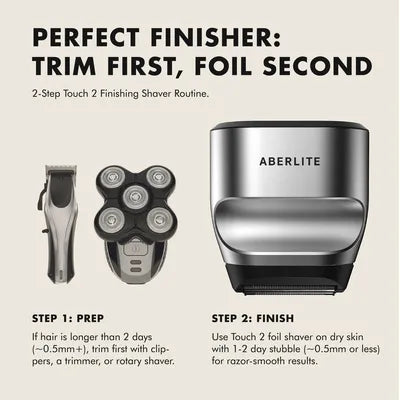 Perfect finisher: trim first, foil second
